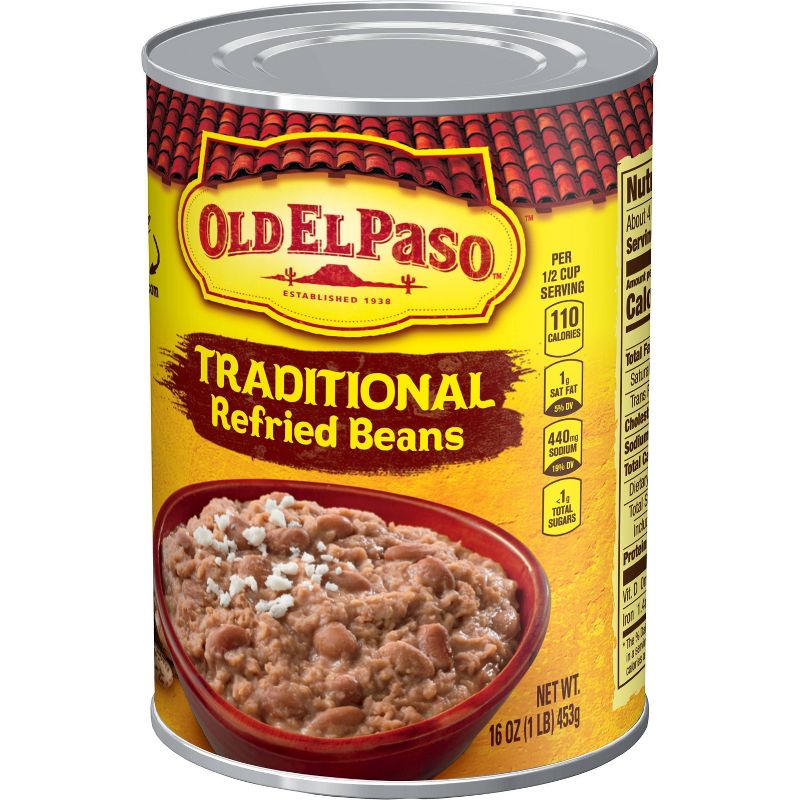 Old El Paso Traditional Refried Beans 16oz