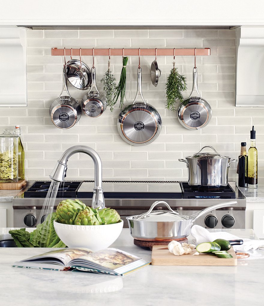 Anolon Nouvelle Copper & Stainless Steel 10-Piece Cookware Set