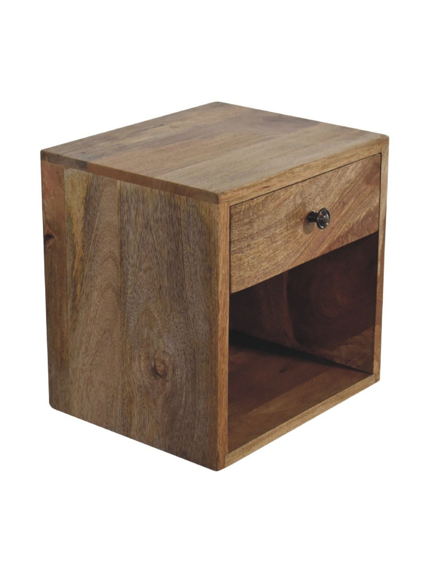 Sleepyhead Ally Teak Brown Sheesham Wood Bedside Table
