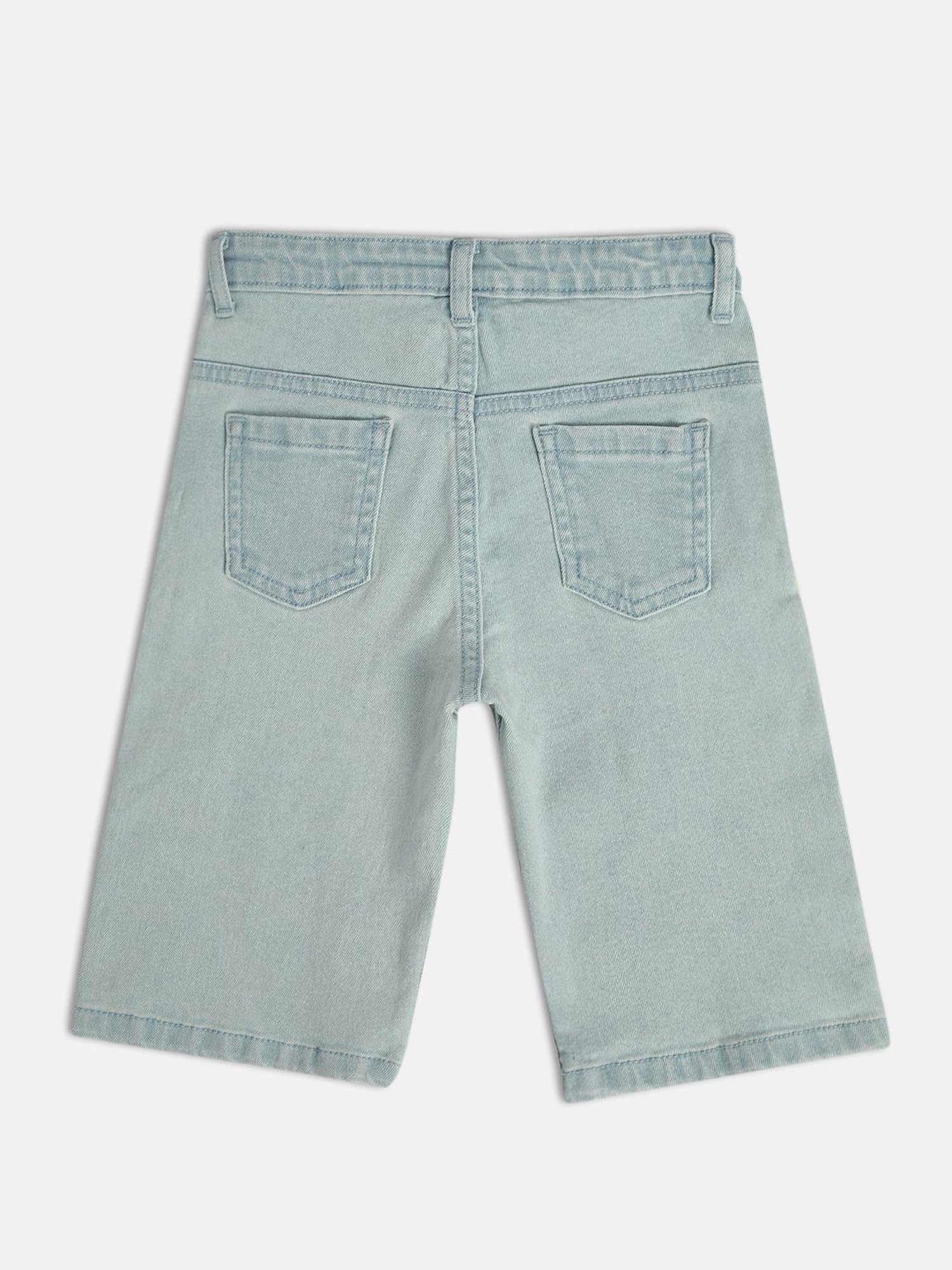 MINIKLUB Kids Blue Distressed Shorts