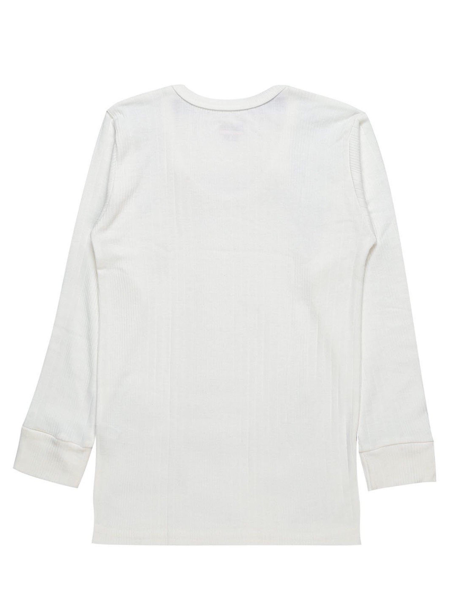 Bodycare Kids White Solid Full Sleeves Thermal Top