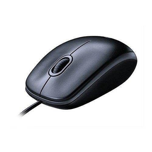 Logitech M100 Mouse - Optical Wired USB - Scroll Wheel 910-001601