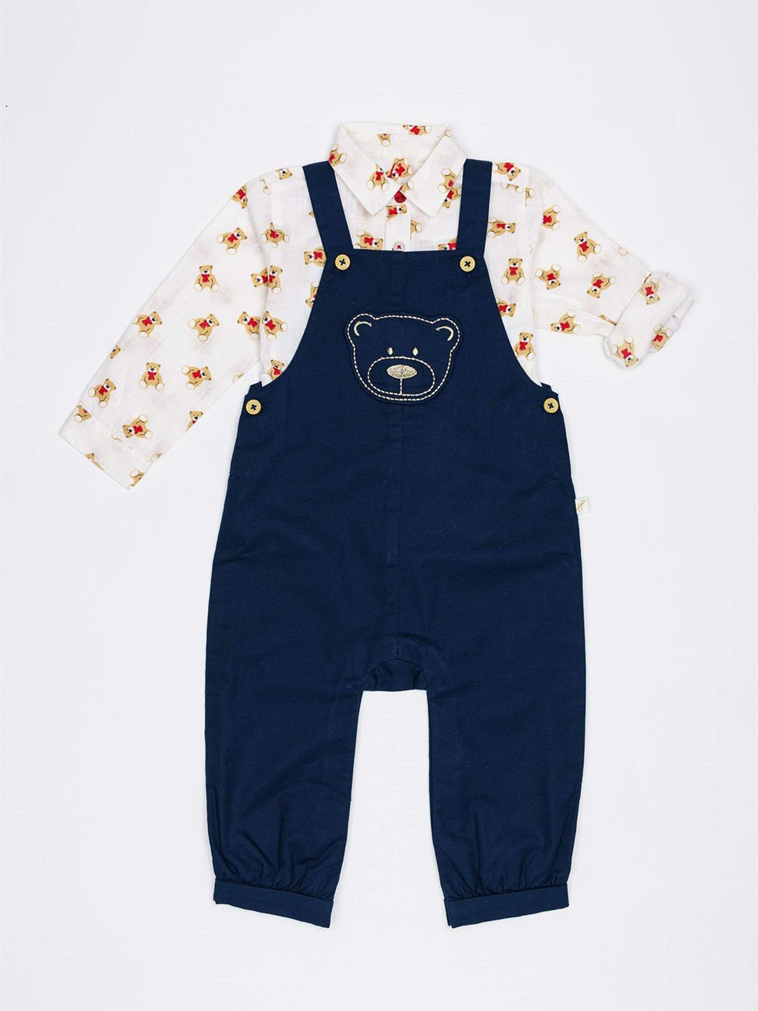 Budding Bees Kids Multicolor Printed Jumpsuit