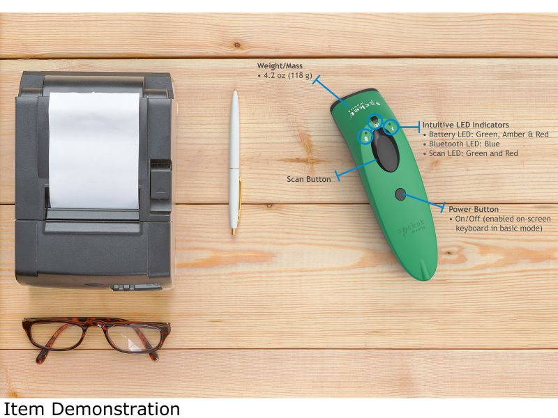 Socketscan&reg; S740 1D/2D Imager Barcode Scanner Green