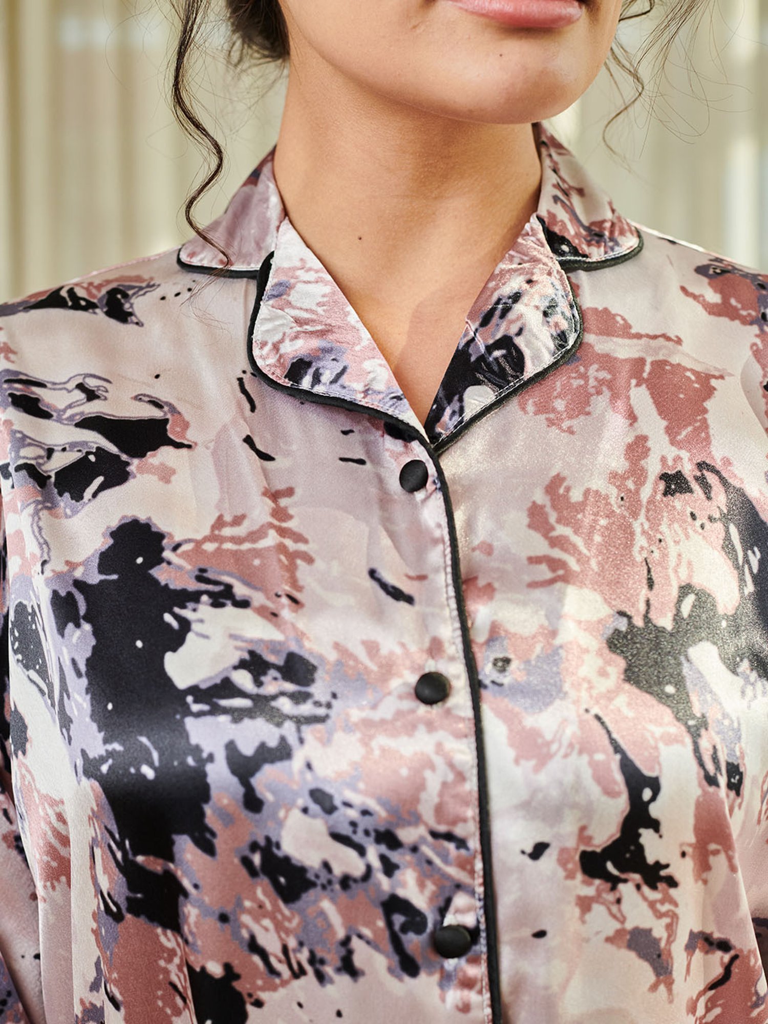 Dusk Attire Multicolor Kylo Pyjama Set