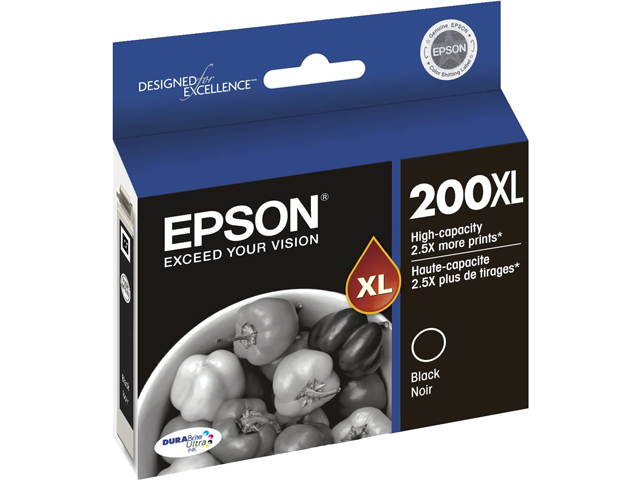 EPSON 200XL T200XL120-S Ink Cartridge, High Capacity Black