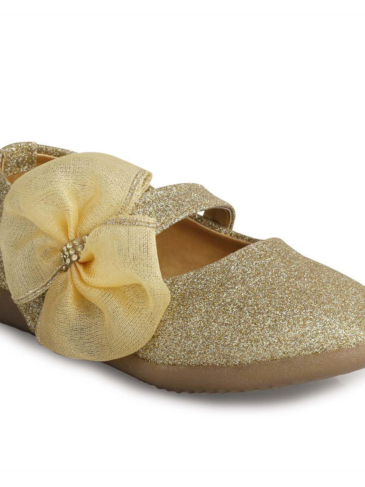 Minesole Kids Golden Mary Jane Shoes