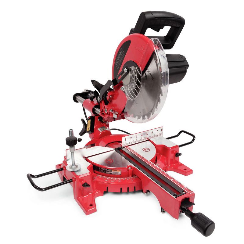 General International MS3005 10 in. 15A Sliding Miter Saw with Laser Alignment System