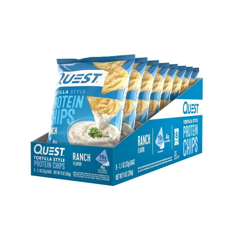 Quest Tortilla Chip Ranch - 8ct/1.1oz