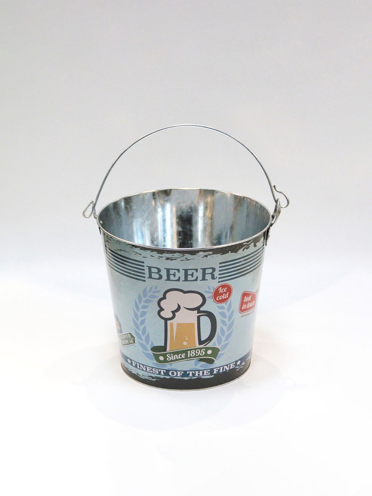 The Decor Kart Blue Metal Beer Beverage Tub