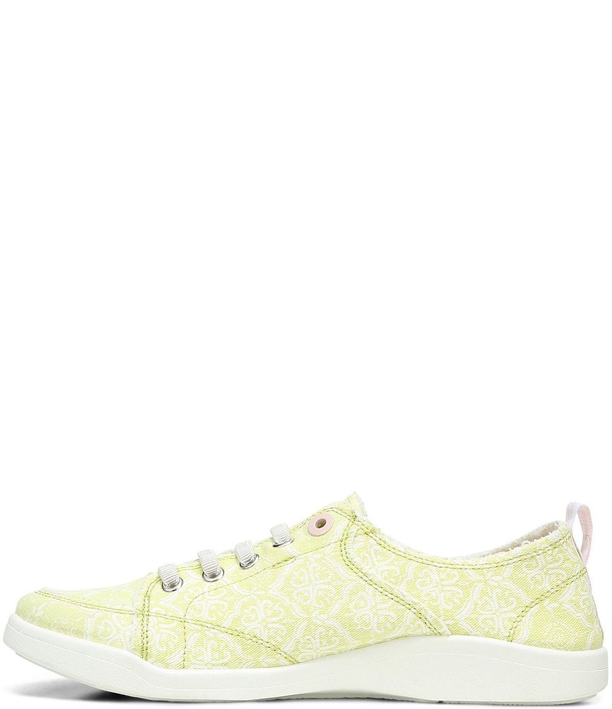 Vionic Pismo Mosaic Print Washable Lace-Up Sneakers