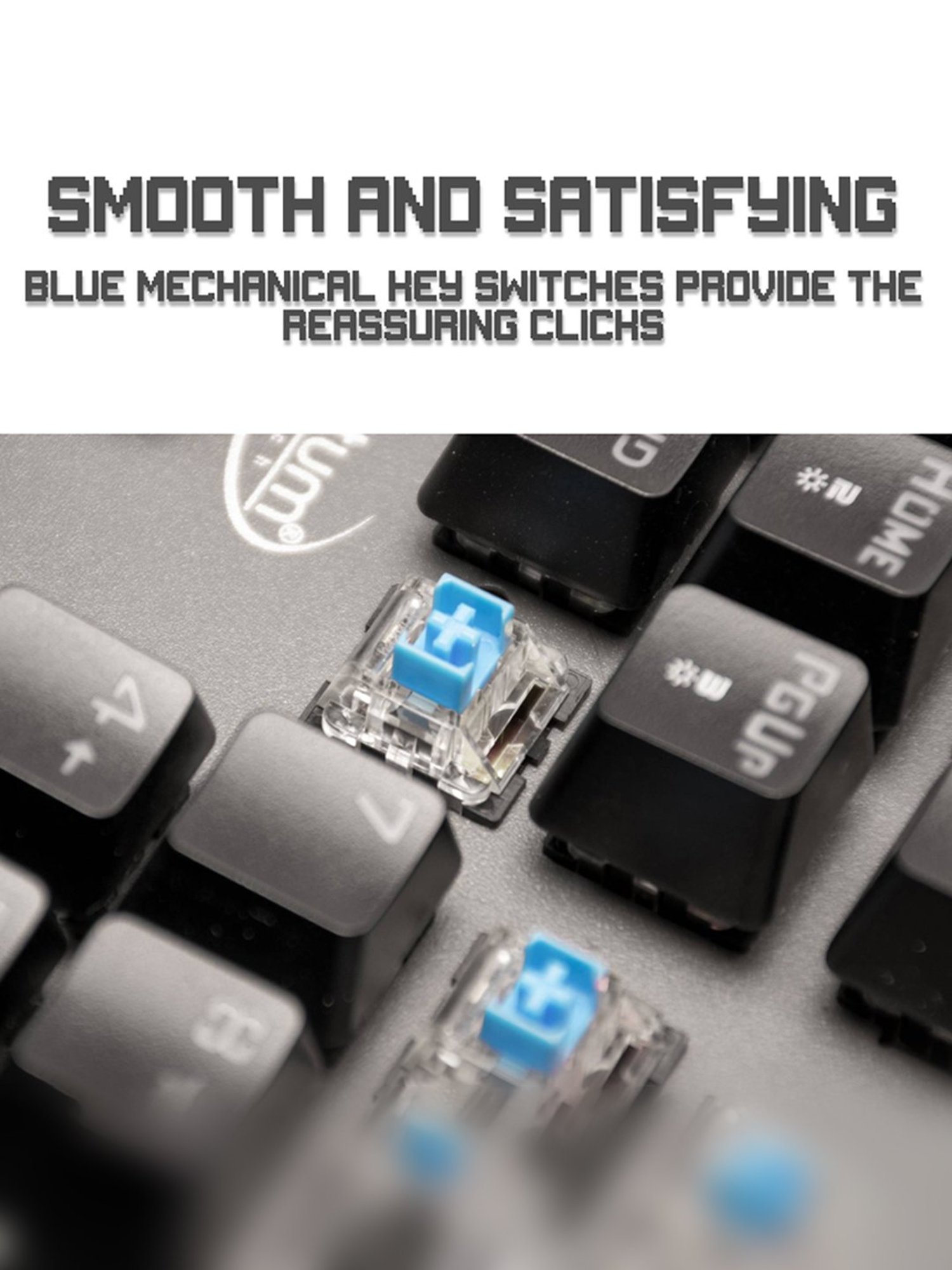 Quantum QHM 9850 Wired USB Gaming Keyboard (Black)