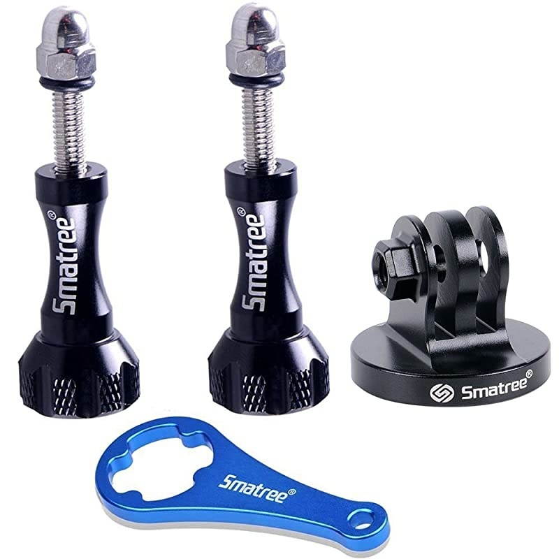 4-in-1 Aluminum Thumbscrew Accessories Tripod Mount Adapter Compatible for Gopro Max/Hero 9/8/7/6/5/4/3+/3/2/1,GoPro Hero 2018 /for DJI OSMO Action Camera