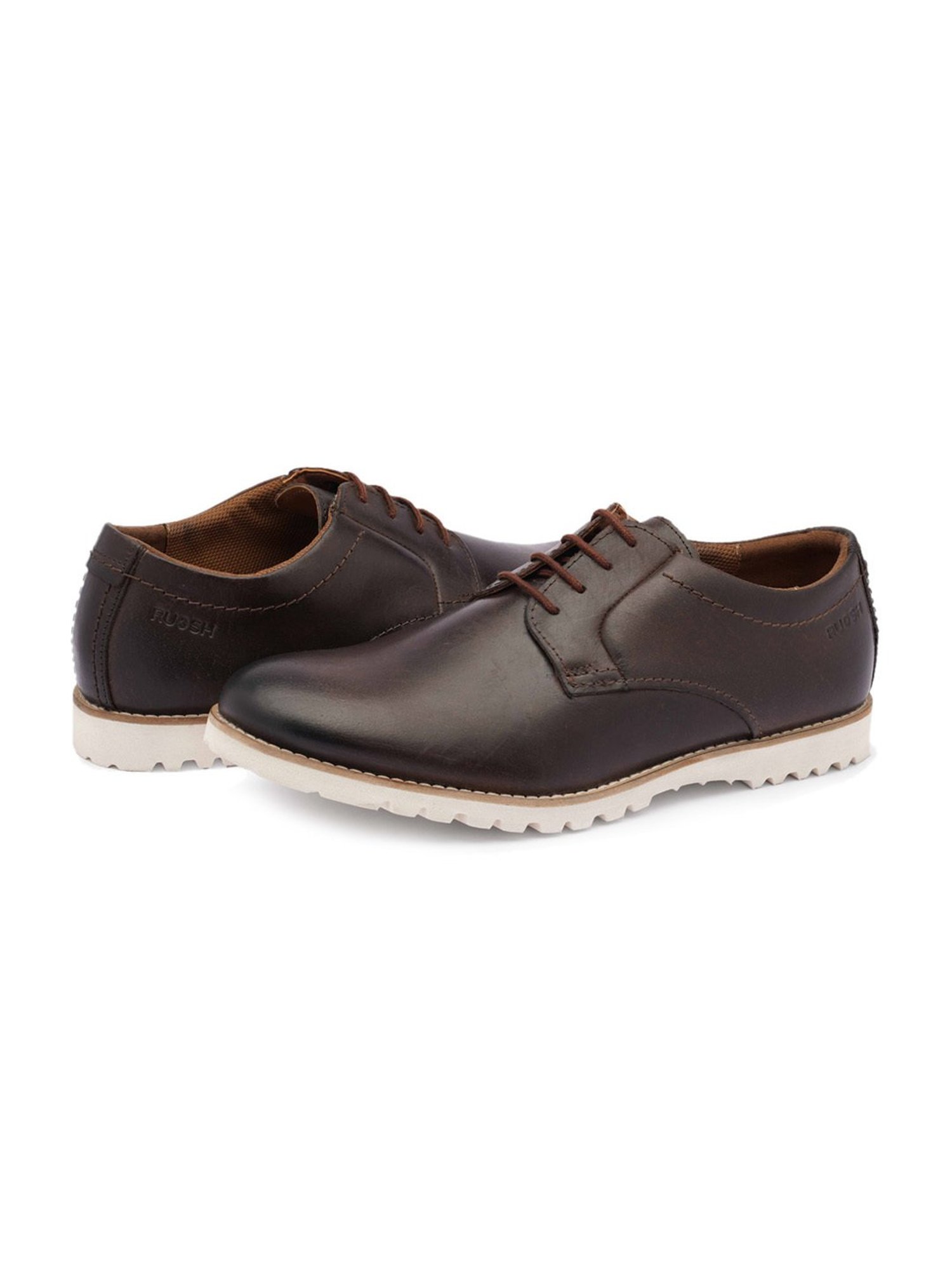Ruosh Men's Brown Derby Shoes