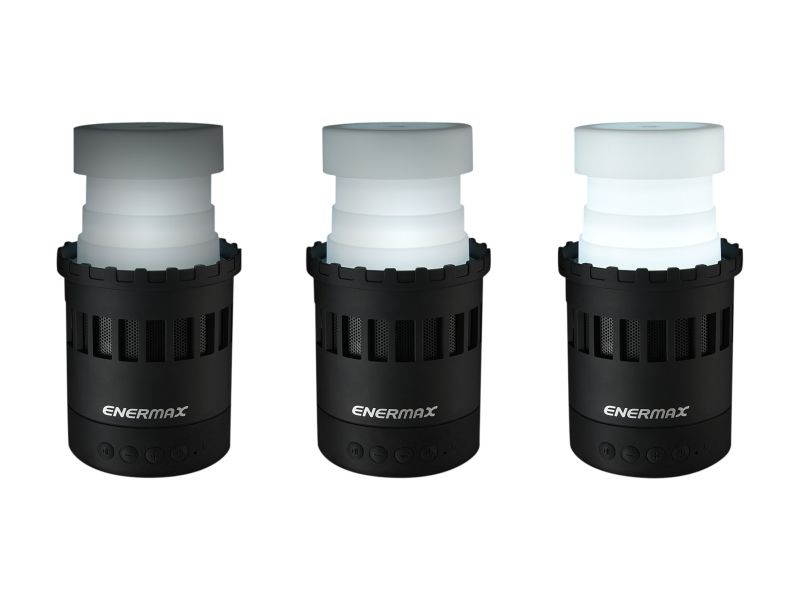 Enermax EAS05-BK Pharoslite 7-in-1 LED Bluetooth Speaker - Black