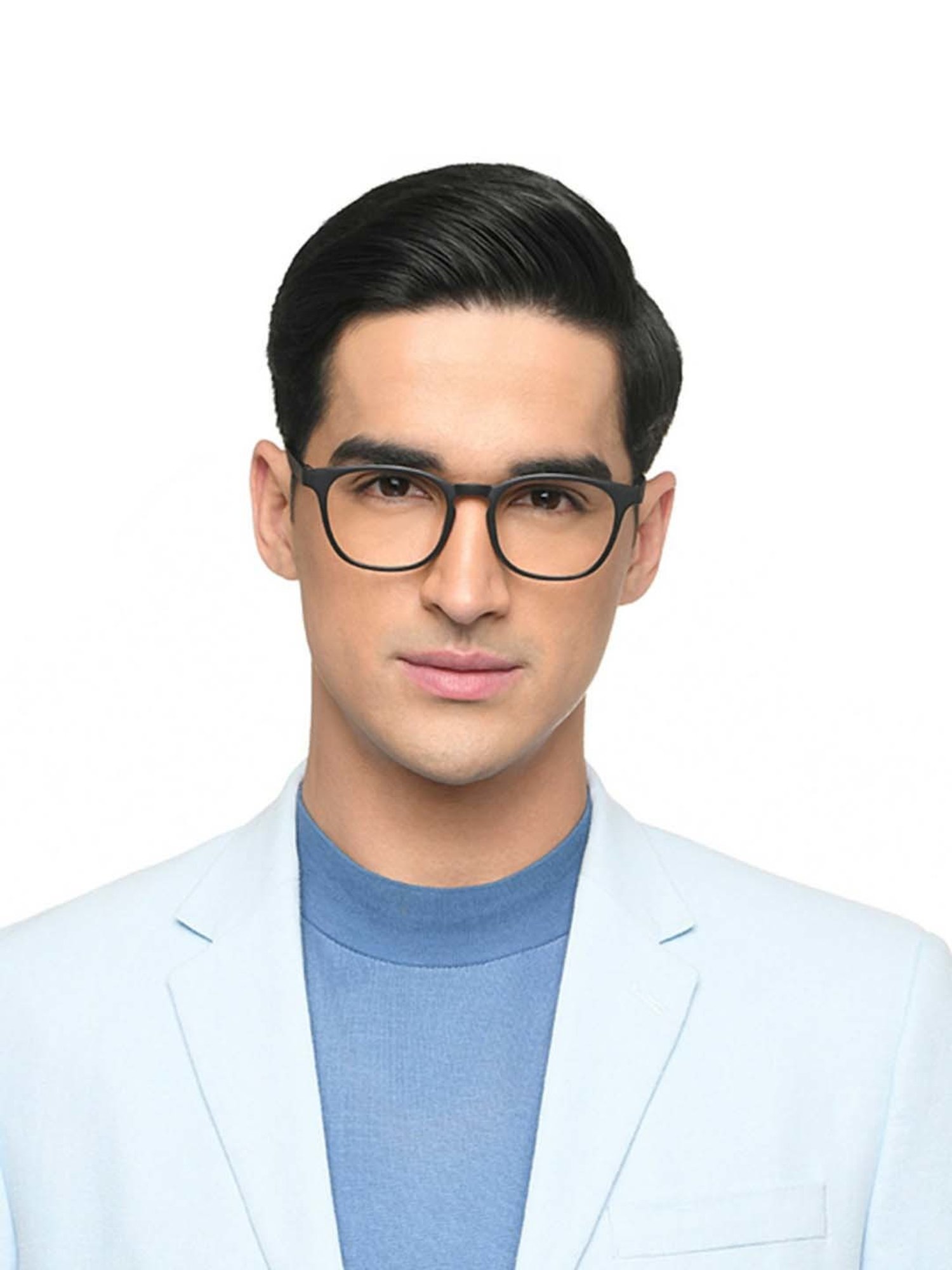 Lenskart Blu Green Rectangular Blue Light Protection Unisex Reading Glasses