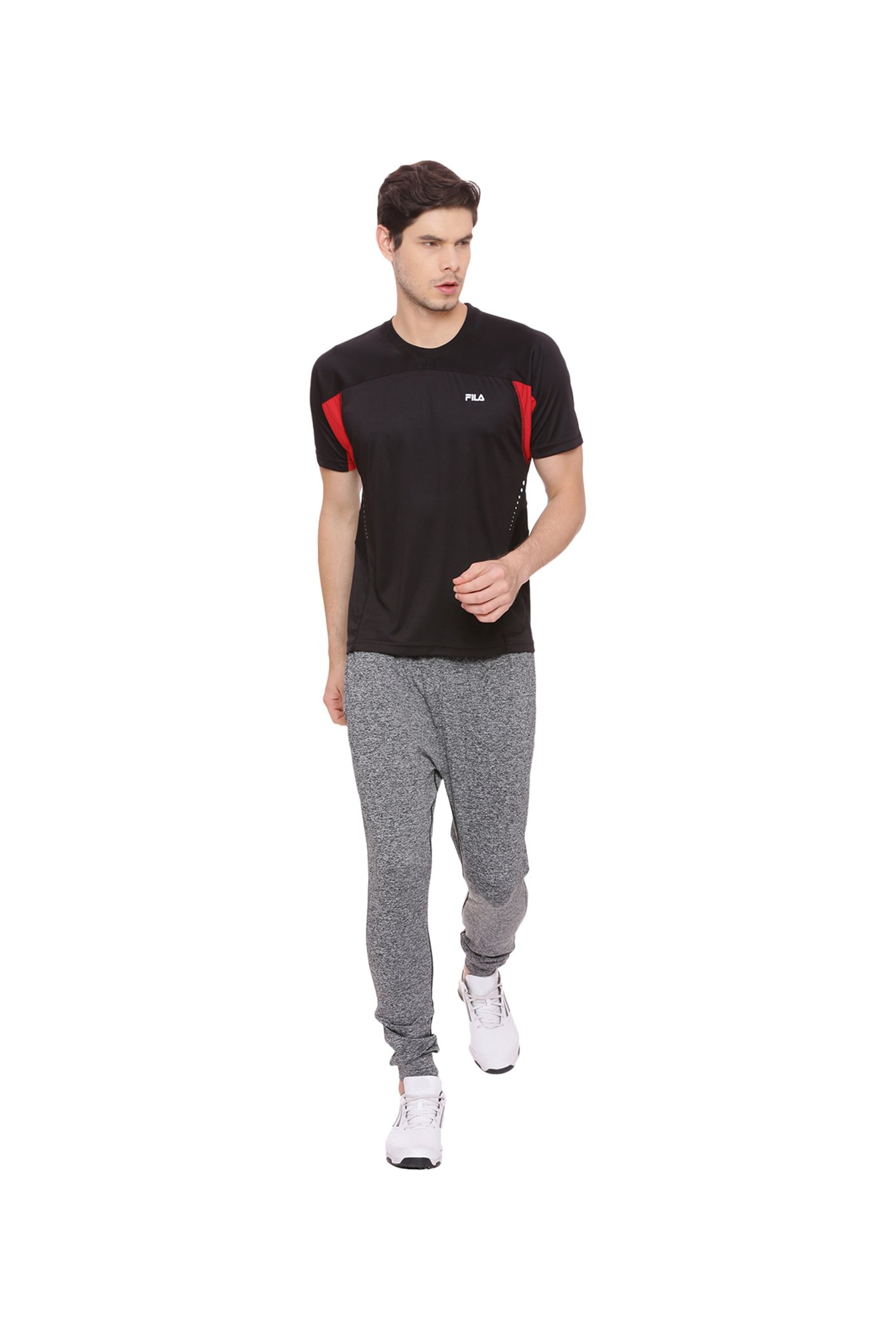 Basics Grey Polyster Trackpants