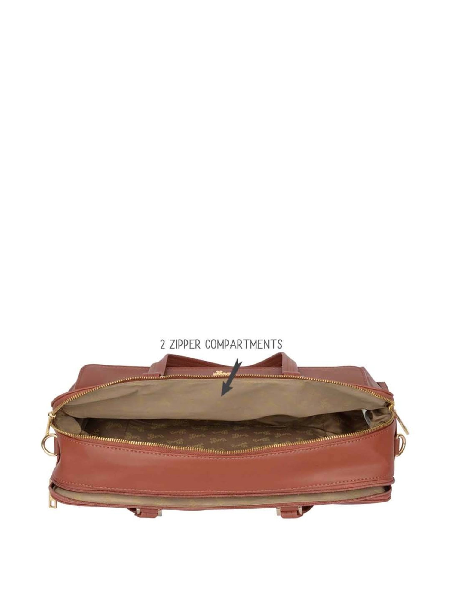 Baggit Tan Medium Messenger Bag