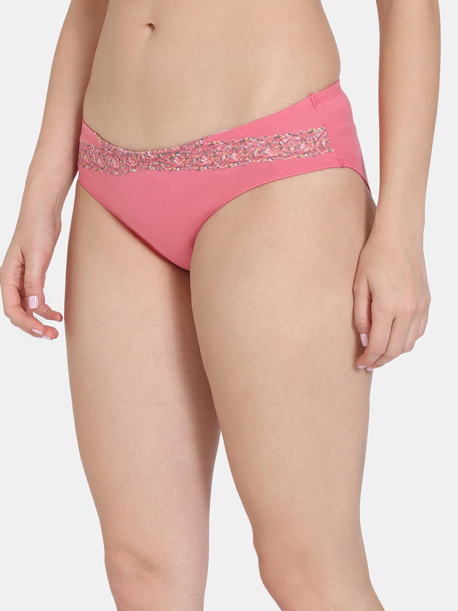 Zivame Pink Hipster Panty