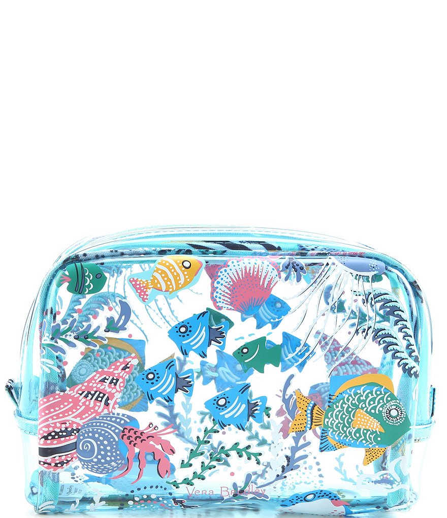 ROYCE New York Leather Large Cosmetic Bag