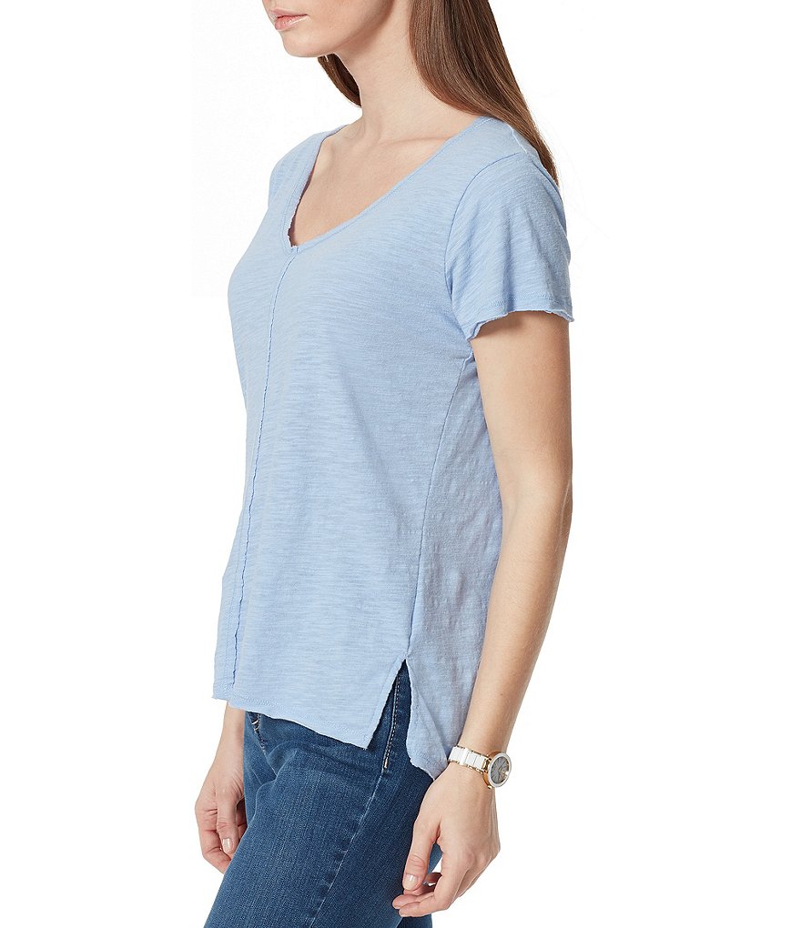 IBKUL Pricilla Print Long Sleeve Mock Neck Top