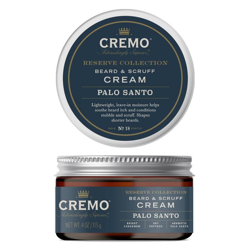 Cremo Palo Santo Reserve Collection Beard & Scruff Cream - 4oz