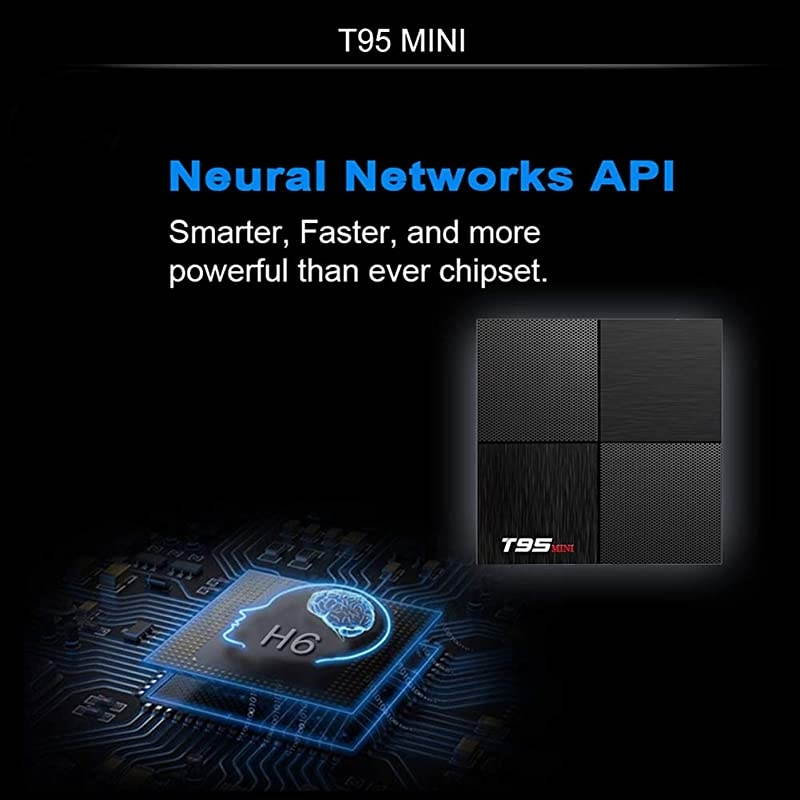 T95 Mini Android 90 TV Box  Android Box 2GB RAM 16GB ROM TV Box H6 Quadcore cortexA53 Smart TV Box 24GHz WiFi 3D 6K Android Box Streaming Media Player
