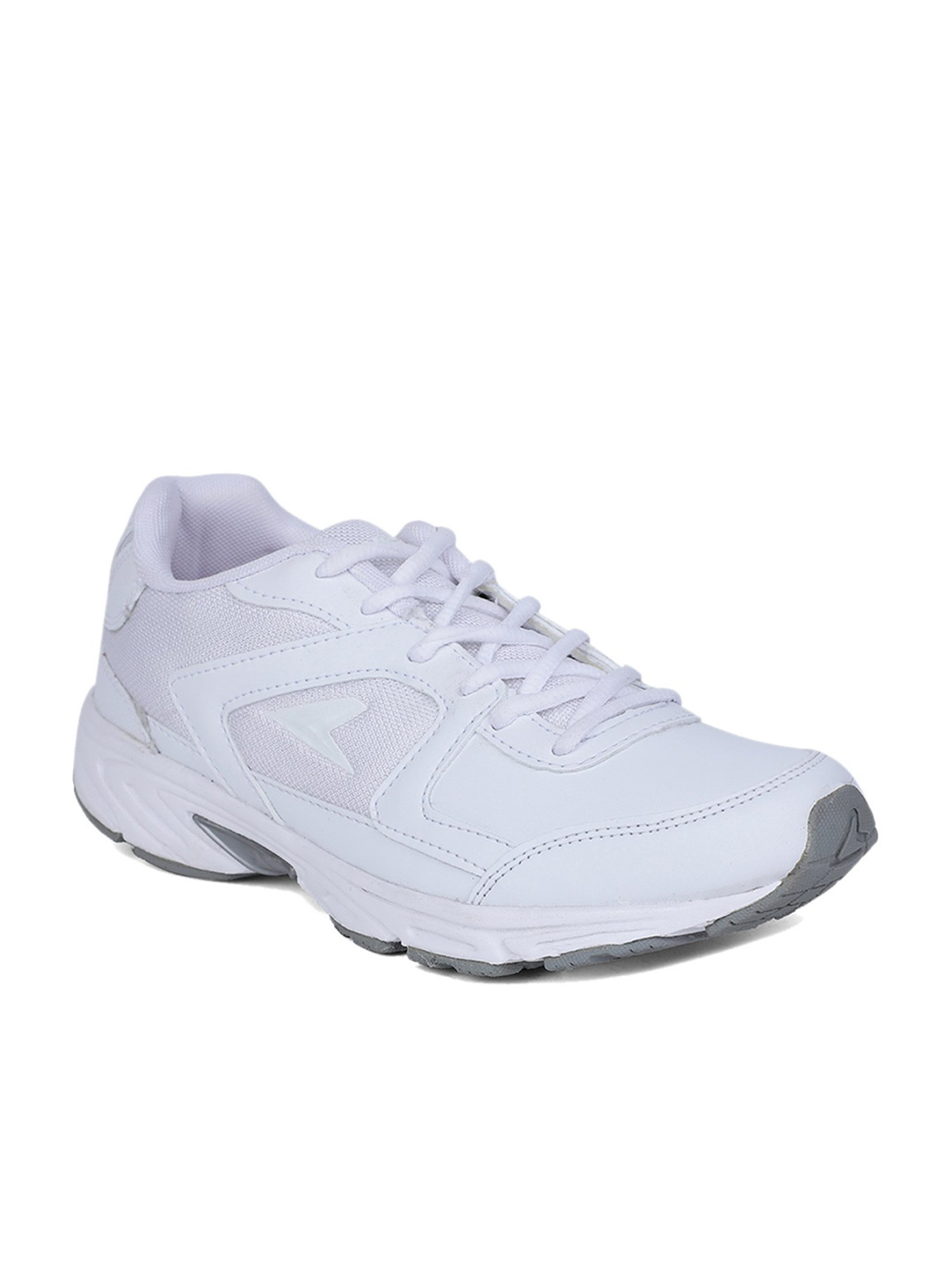Power by Bata Men's White Running Shoes