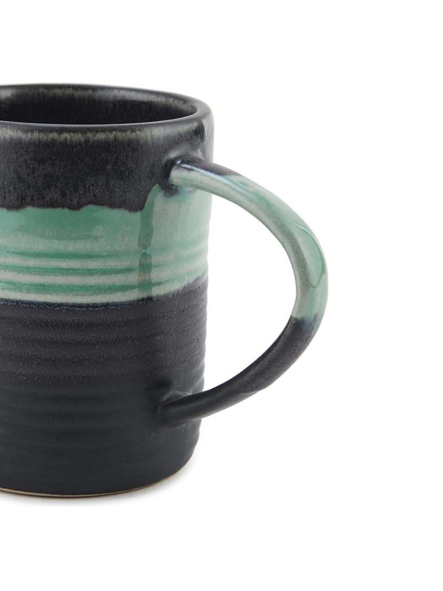 Fabindia Home Navy Ceramic Mug (380ml)