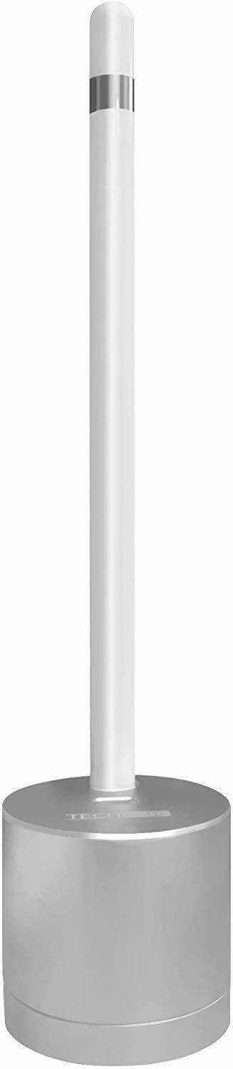 TECHMATTE CHARGING STAND FOR APPLE PENCIL ALUMINUM w/BUILT-IN 5' CHARGING CABLE