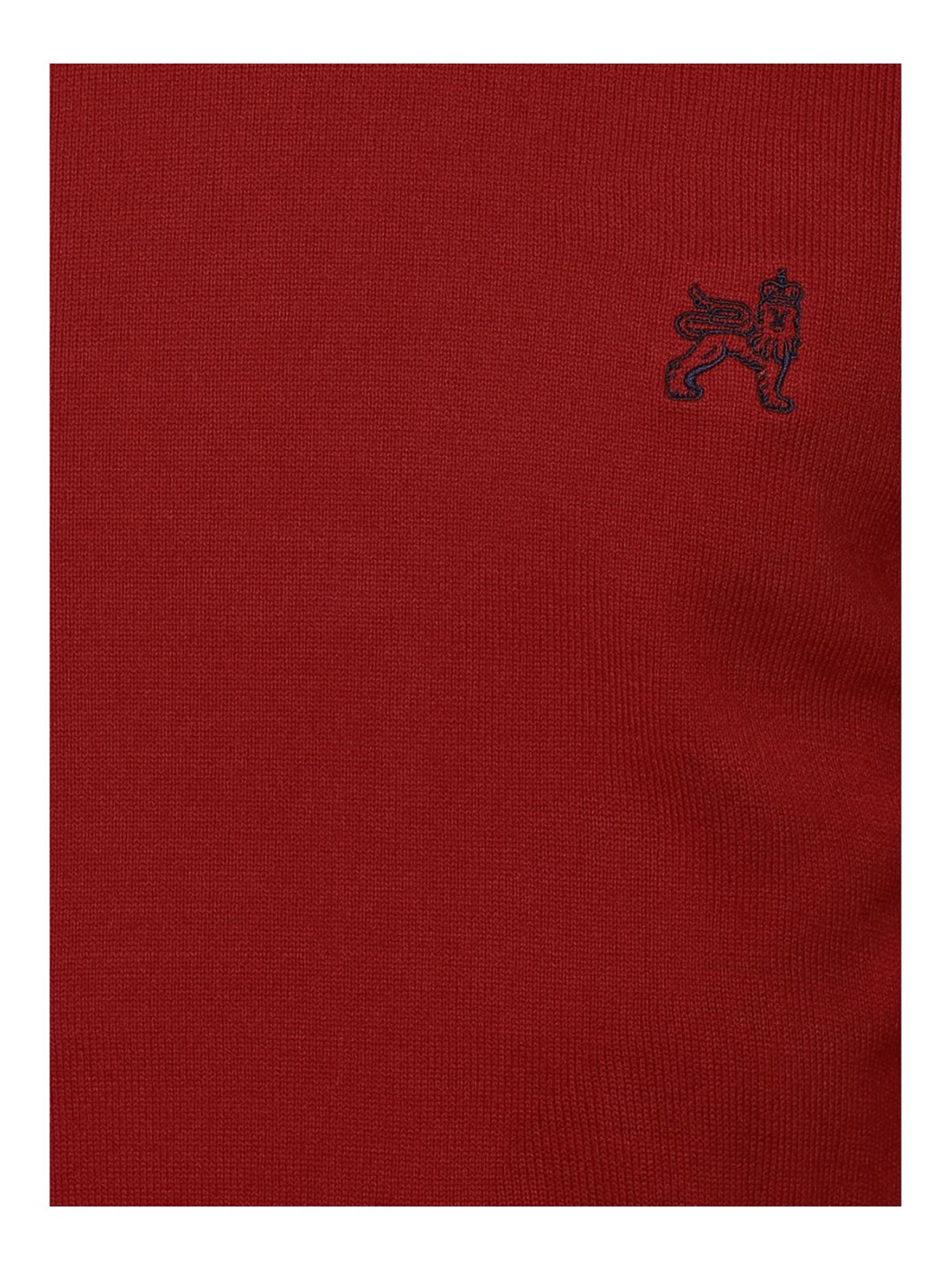 Van Heusen Sport Red Regular Fit Sweater