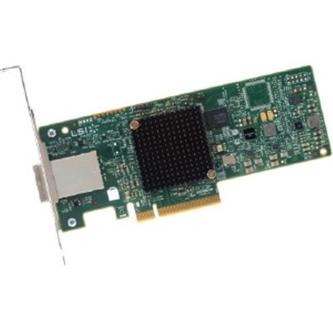 LSI Logic H5-25460-00 Controller Card 9300-8e SAS 8Port 12Gbs PCI-Ecpress 3.0 Brown Box