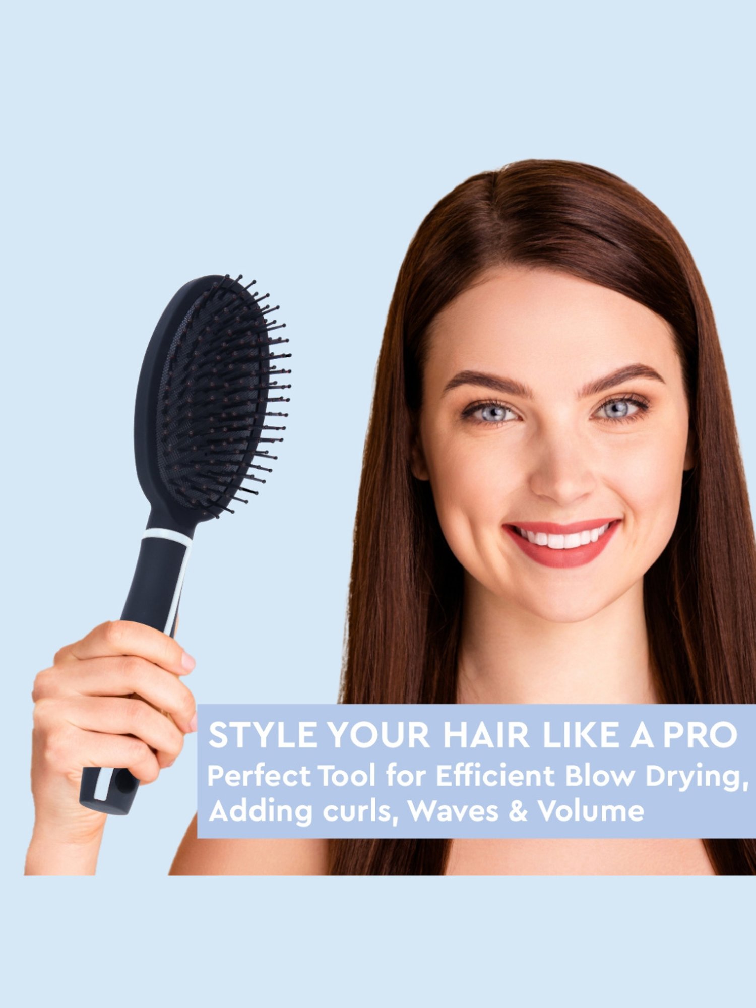 GUBB Oval Hair Brush Vogue Range