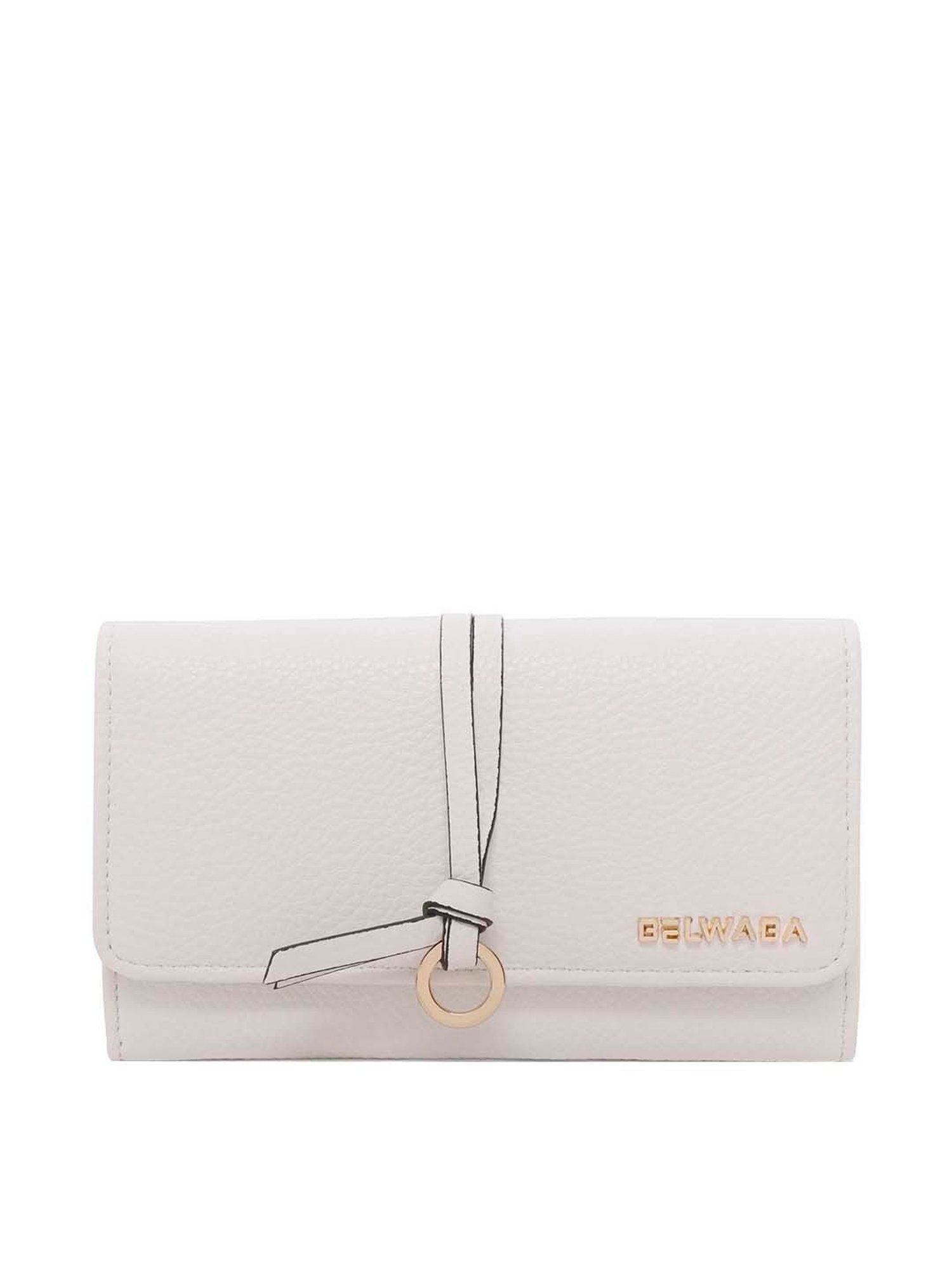 BELWABA White Solid Wallet for Women