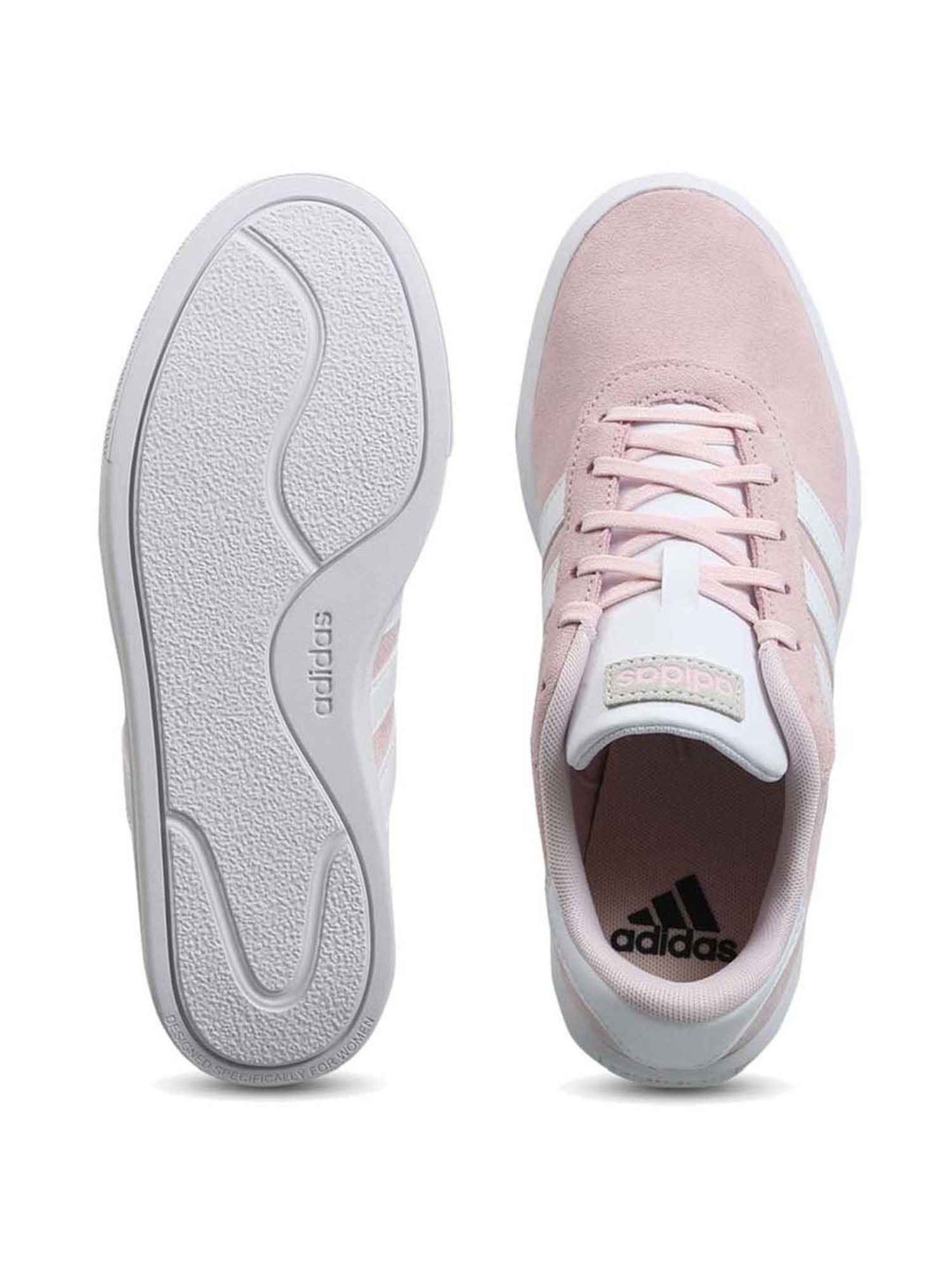 Adidas Women's COURT PLATFORM Pink Skateboarding Shoes