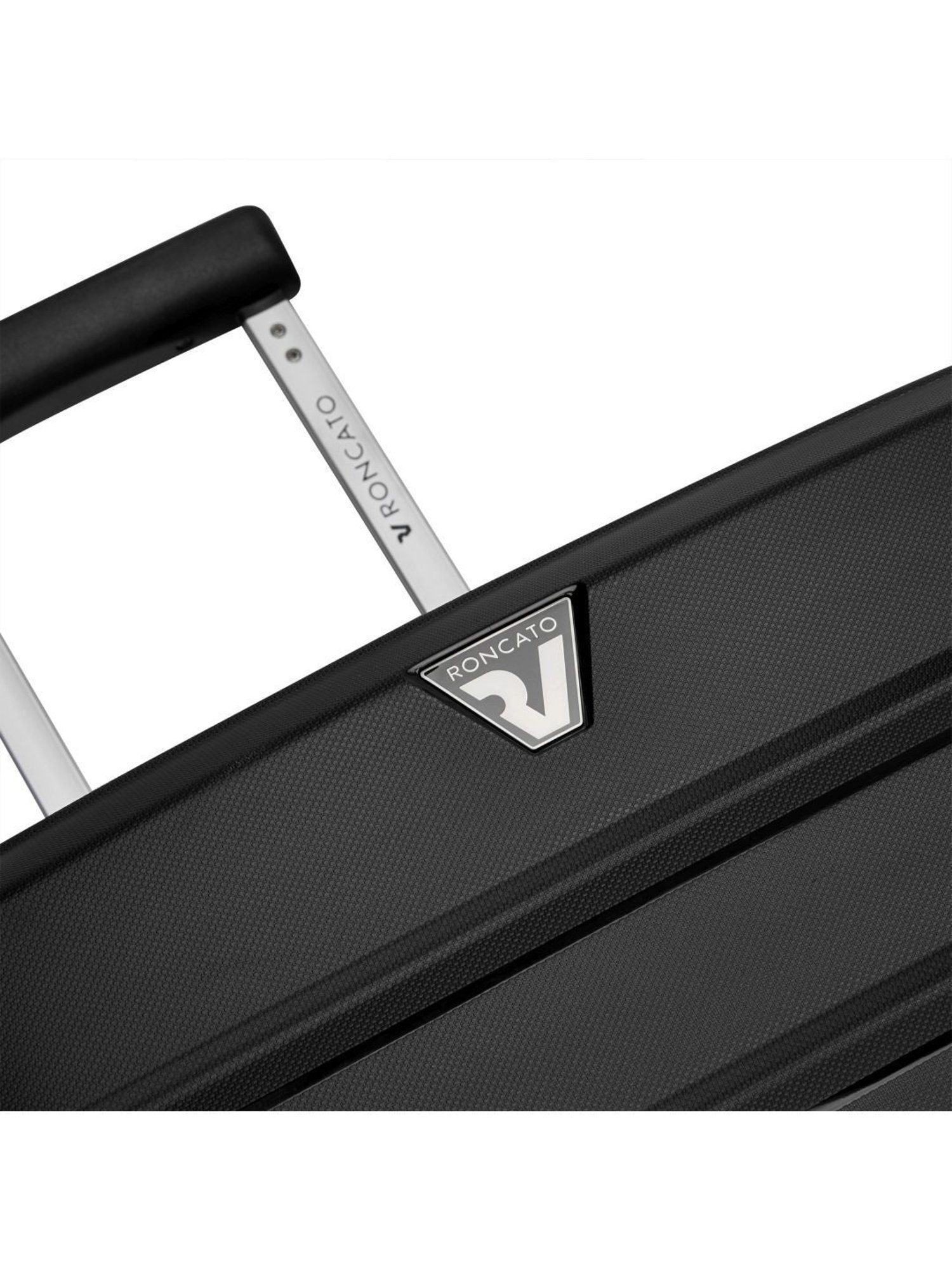 Roncato Butterfly Nero Textured Hard Cabin Trolley Bag -21 cm