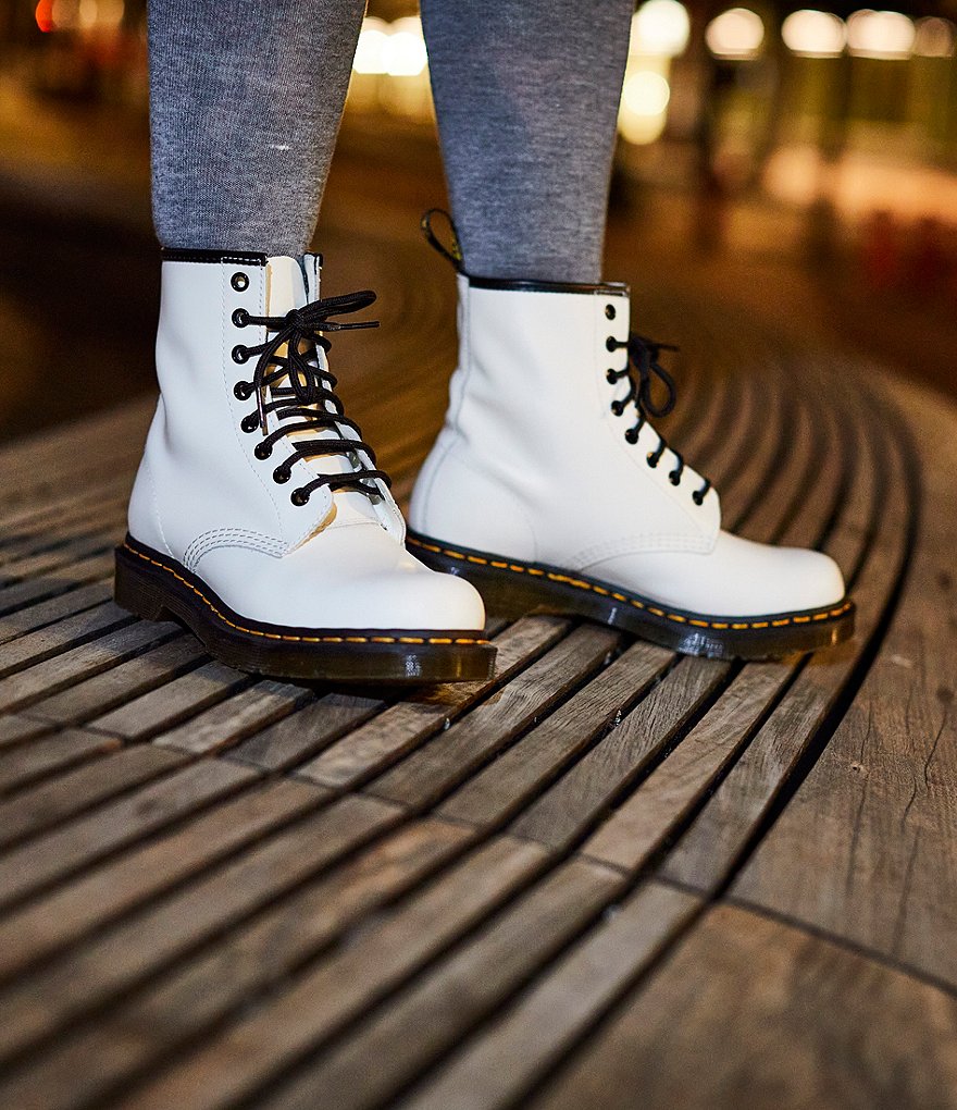 Dr. Martens Women's 1460 Smooth Leather Combat Boots