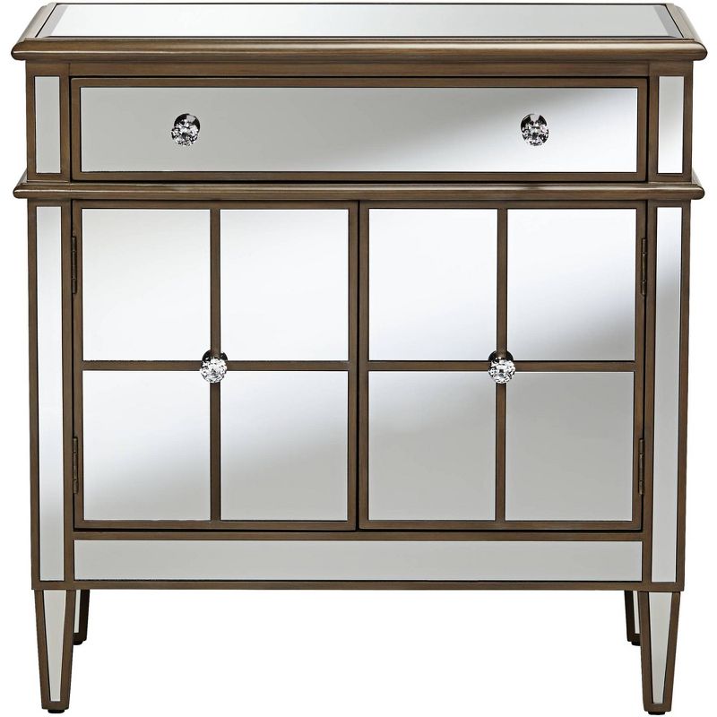 Powell Vicenta 32" Wide Mirrored Accent Chest
