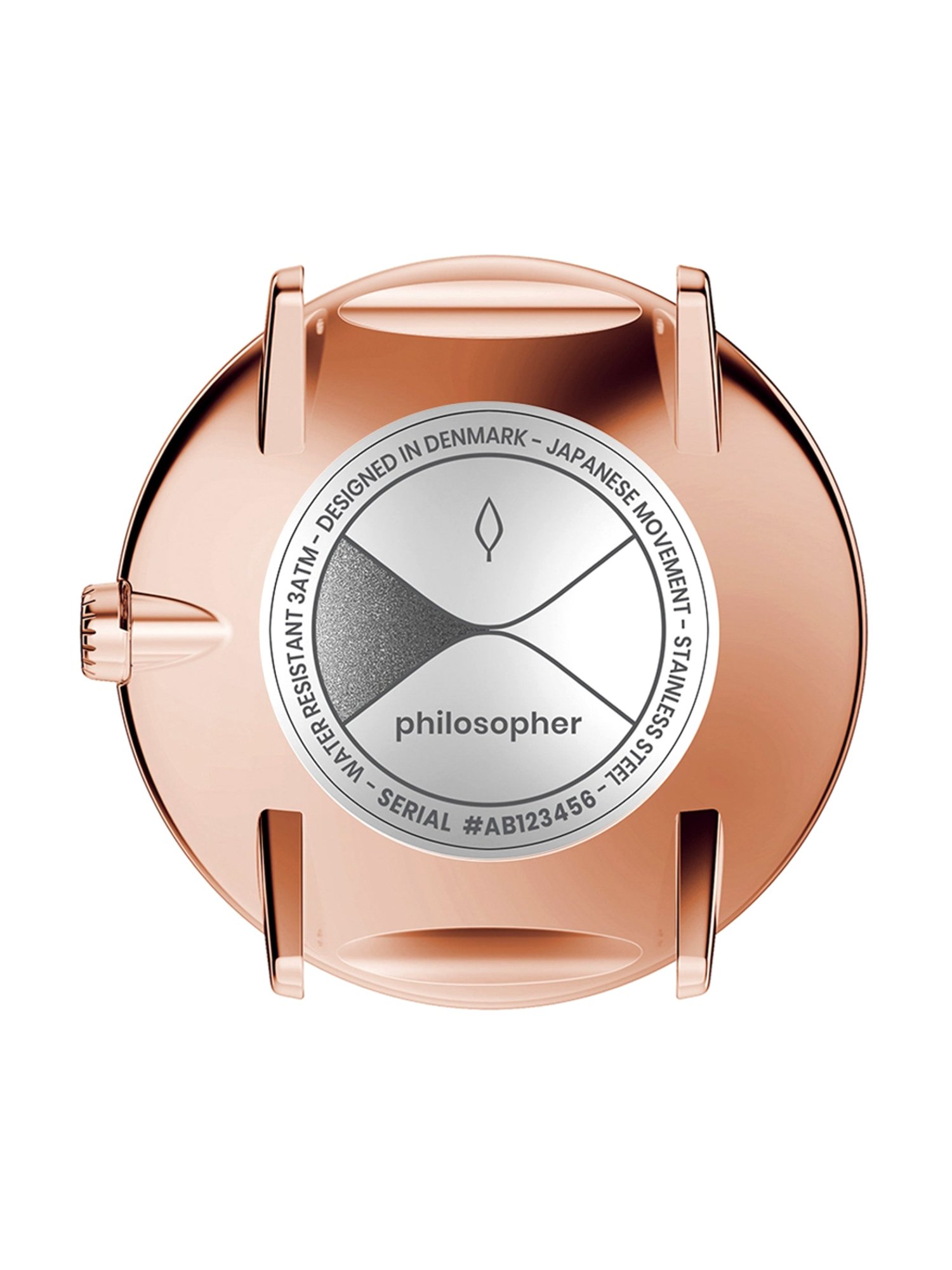 Nordgreen PH36RGXXMEROLEBR Philosopher-Bundle Unisex Analog Watch with Strap Set Combo