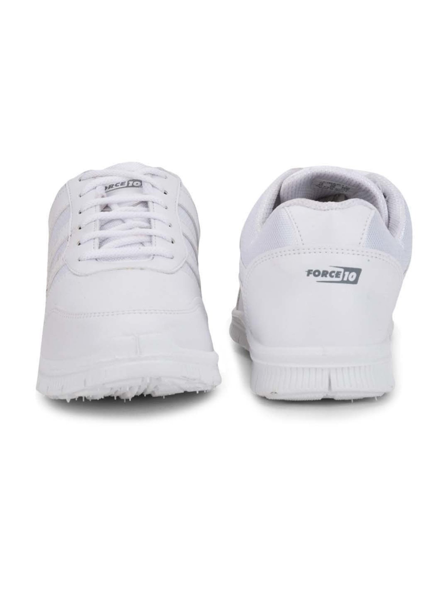 Force 10 By Liberty Kids White Lace Up Shoes