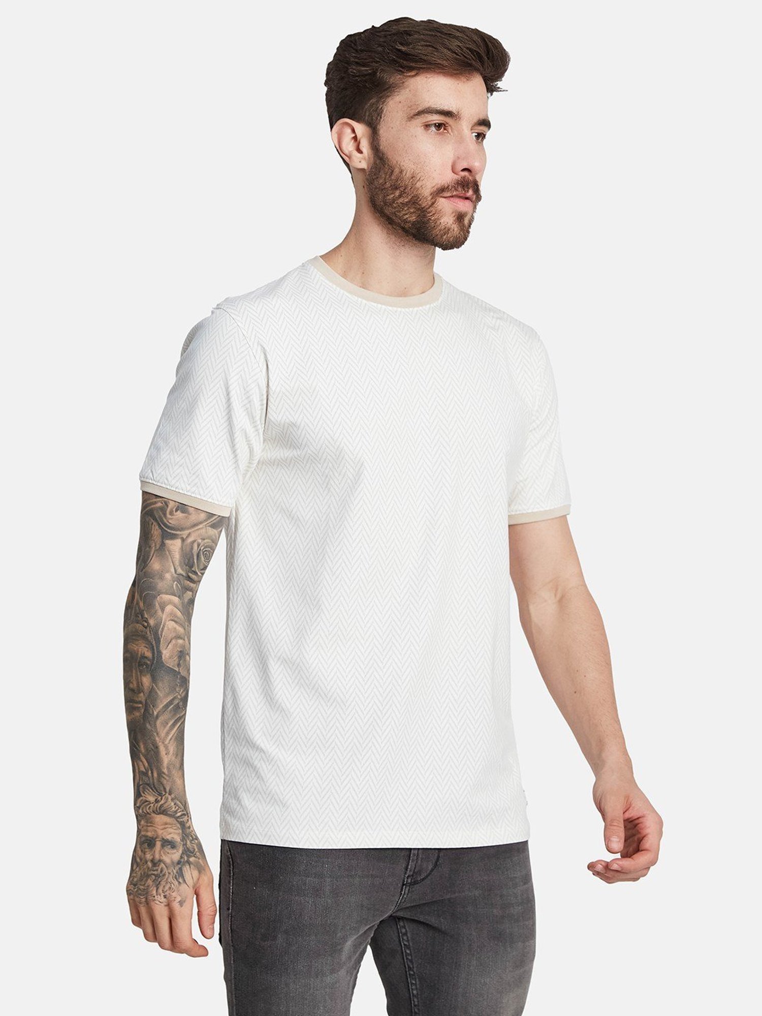 Octave Mastic Regular Fit Printed T-Shirt