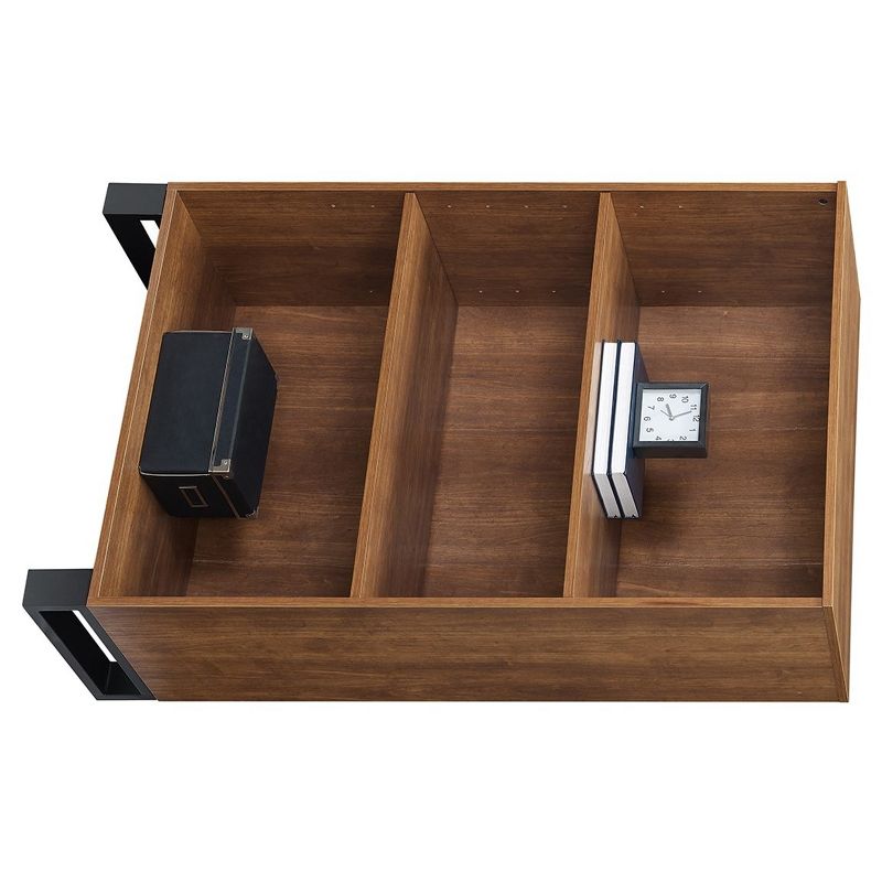 48" 3 Shelf Tavia Bookshelf Light Walnut - Whalen