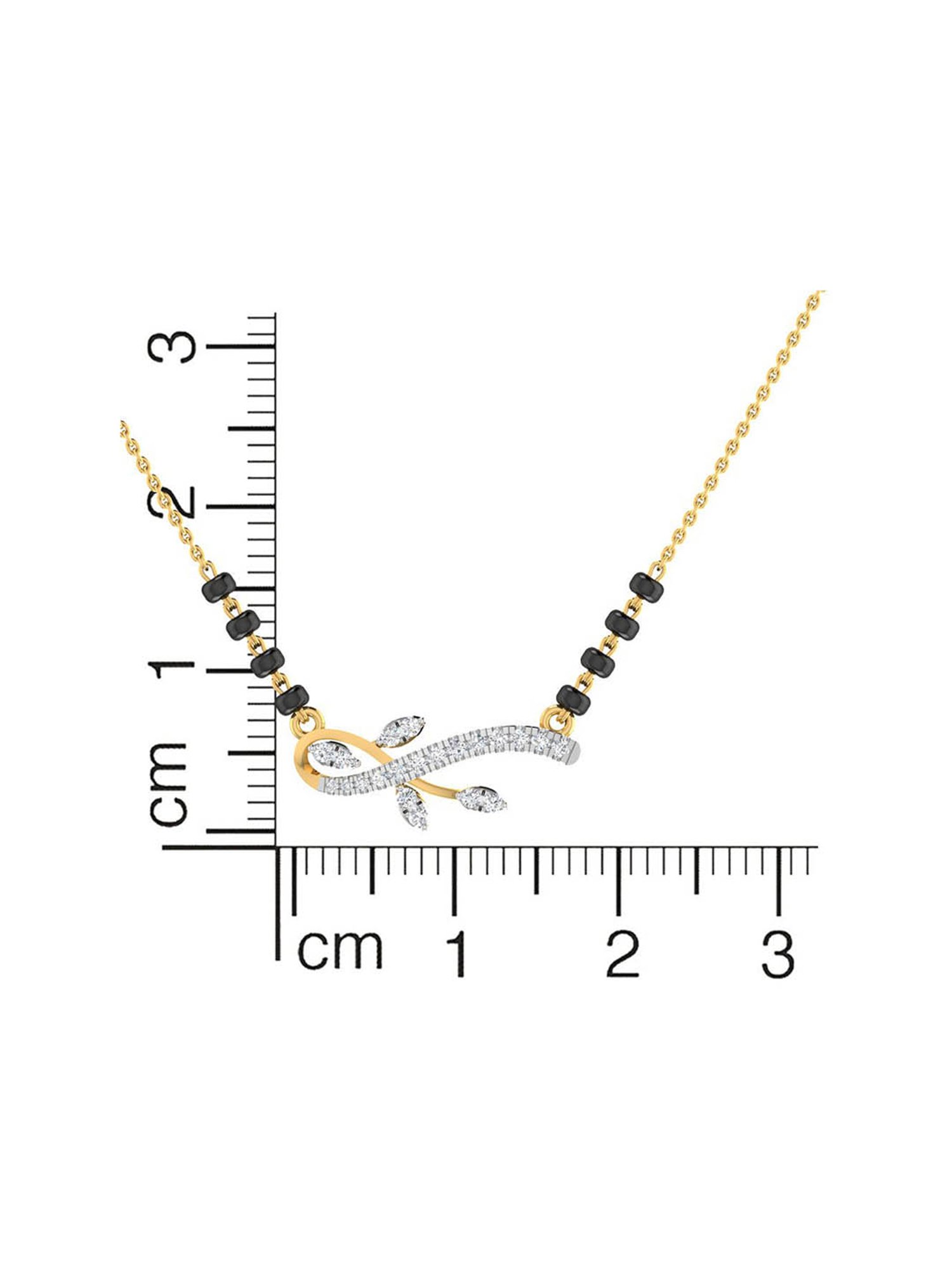 Waman Hari Pethe Jewellers 18k Gold & Diamond Mangalsutra for Women