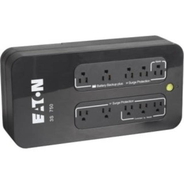 Eaton 3S UPS - Desktop, Mini-tower - 2 Minute Stand-by - 110 V AC Input - 132 V AC Output - 5 x NEMA 5-15R, 5 x NEMA 5-15R