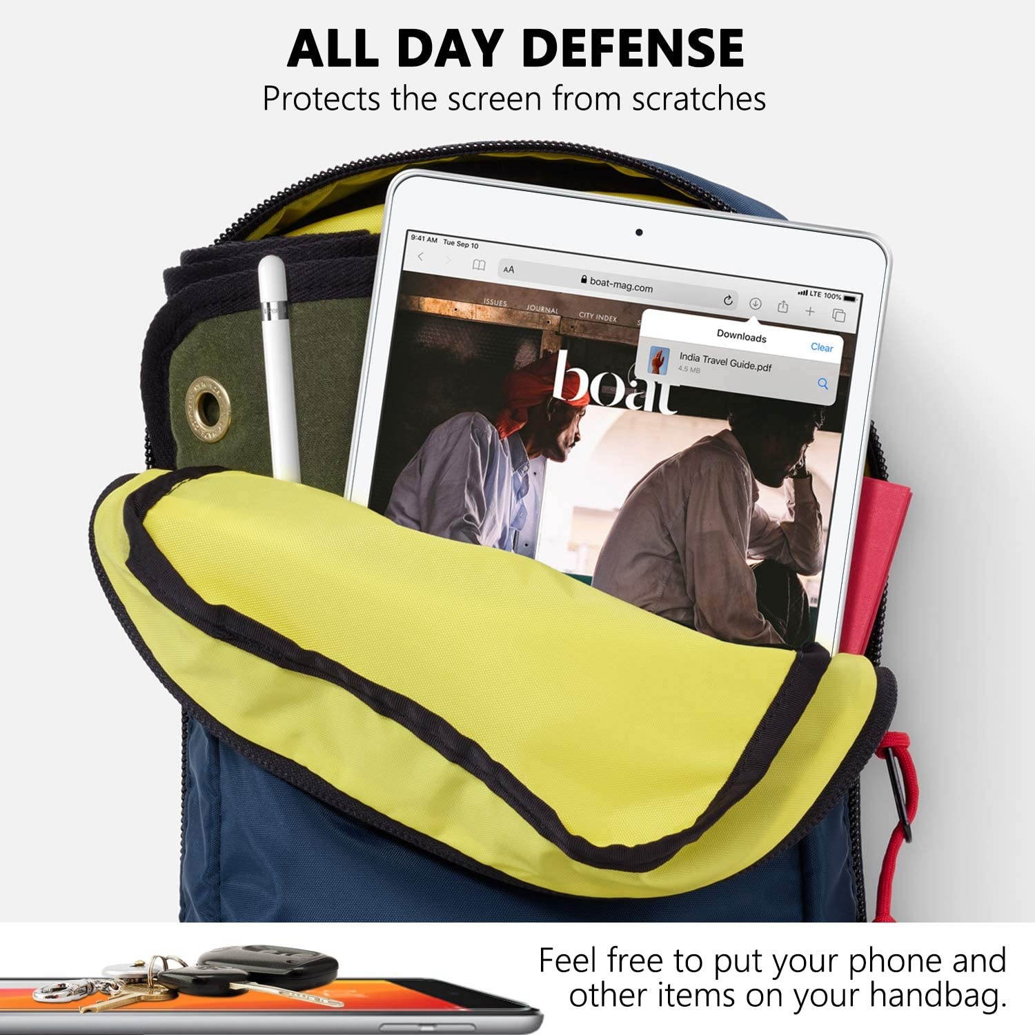 4-Pack Premium HD Tempered Glass Screen Protector for iPad 10.2 inch (8th & 7th Gen)