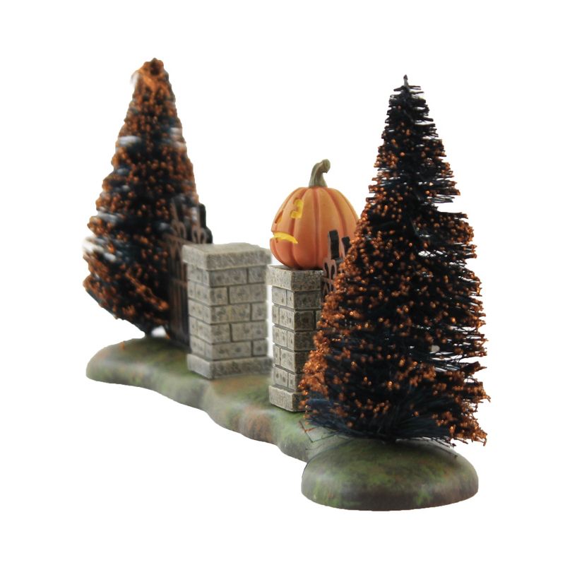 Department 56 Accessory 3.75" Halloween Gate Sisal Trees  -  Decorative Figurines