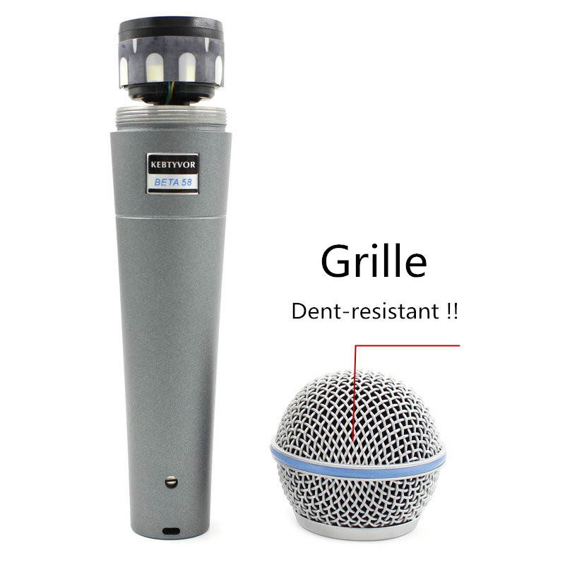 Super Cardioid Microphone Dynamic Vocal Wired Microphone Professional Beta58 Beta 58 Mic For Karaoke Microfono Microfone