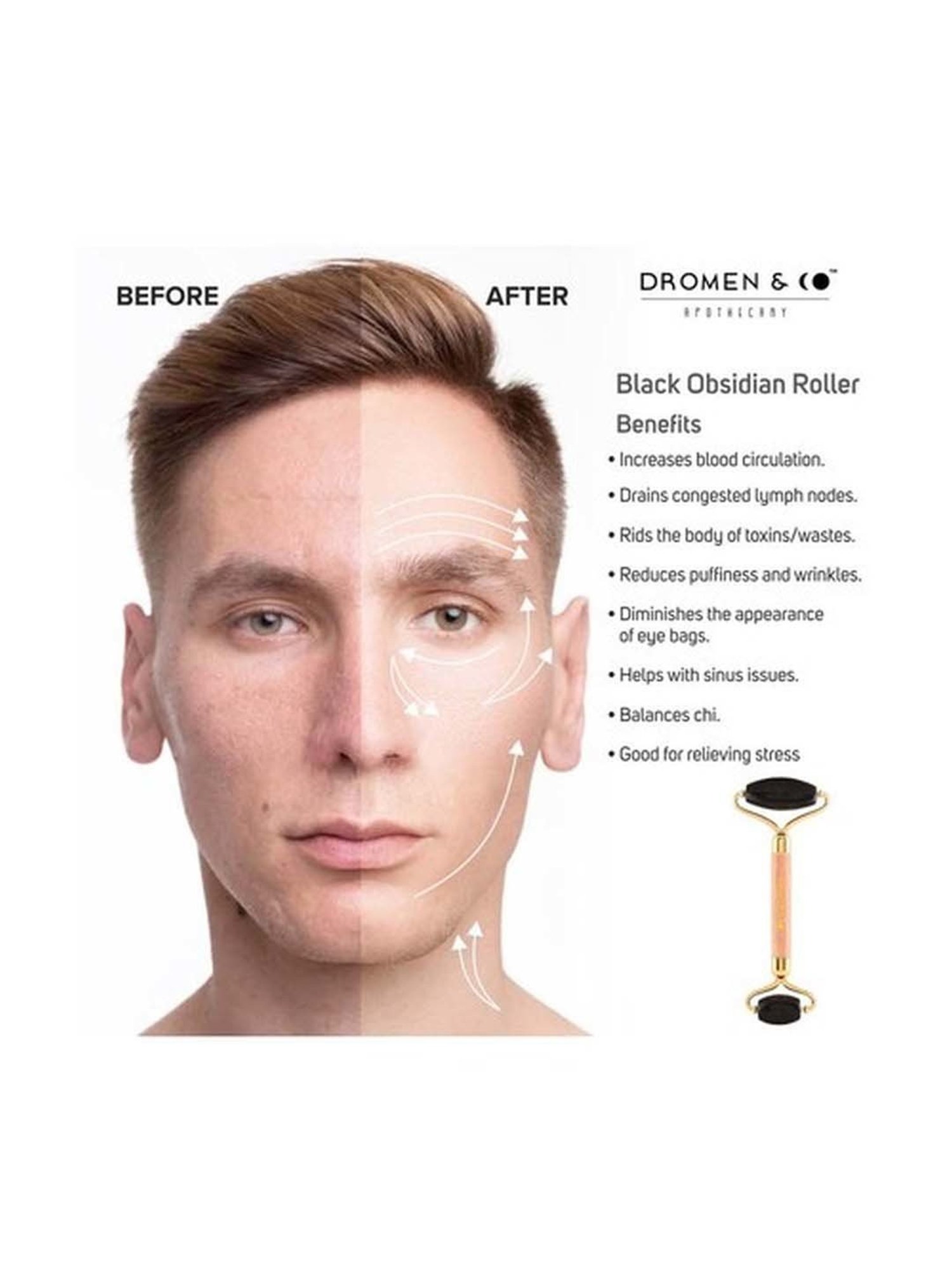 HofB- House of Beauty Quartz Roller - 1 Pc