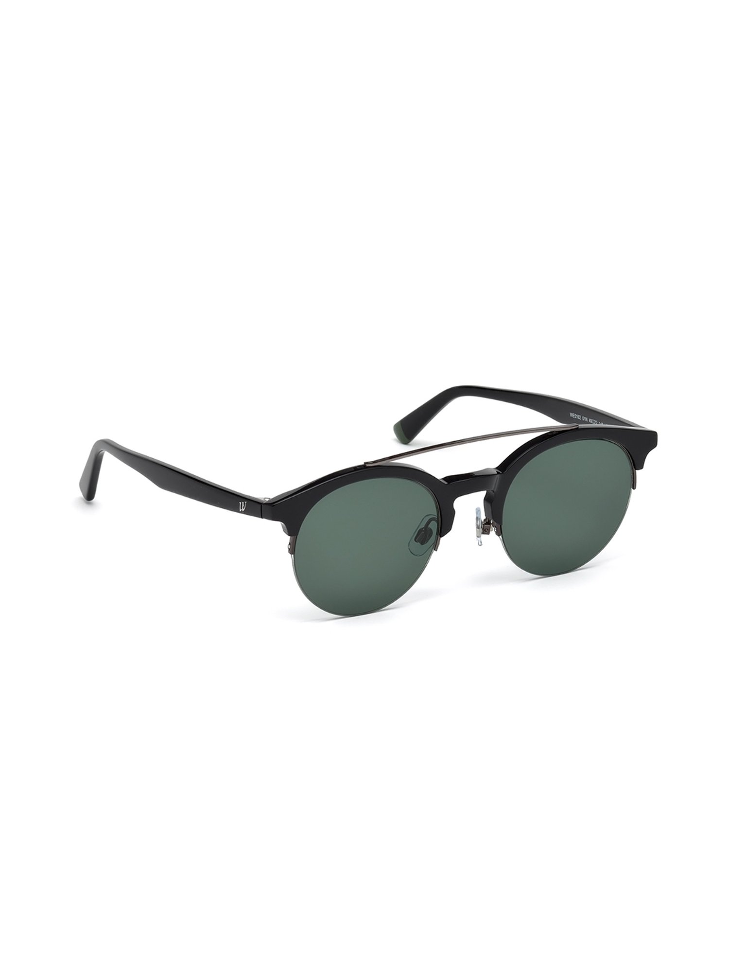 WEB EYEWEAR Green Clubmaster Sunglasses Designed in Italy