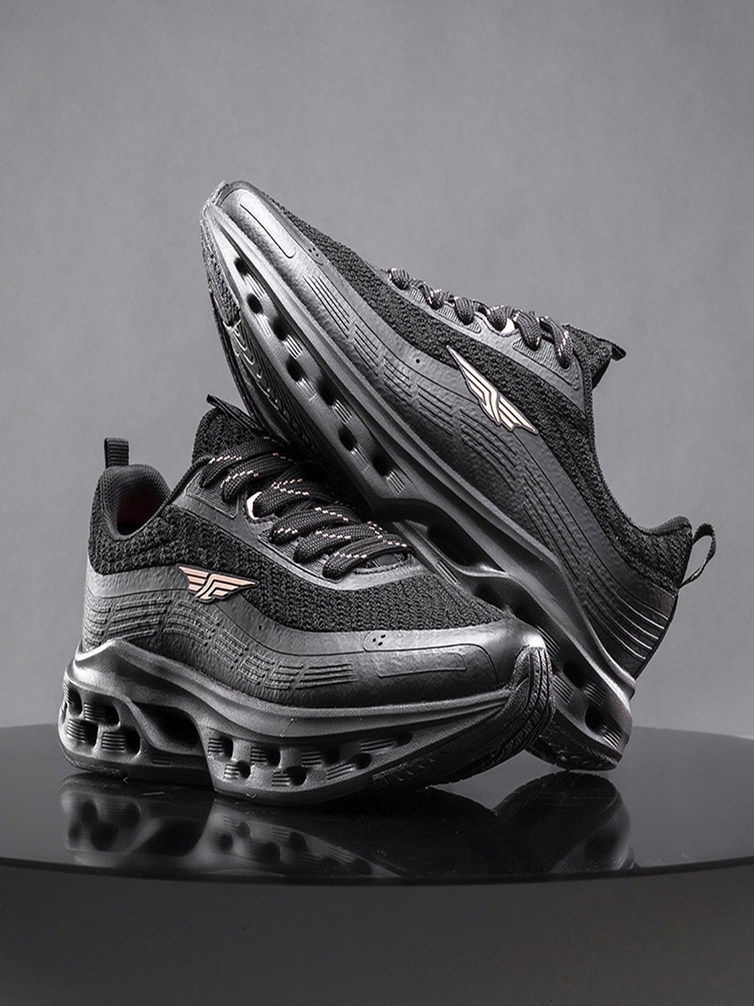 Red Tape Women's Black Running Shoes